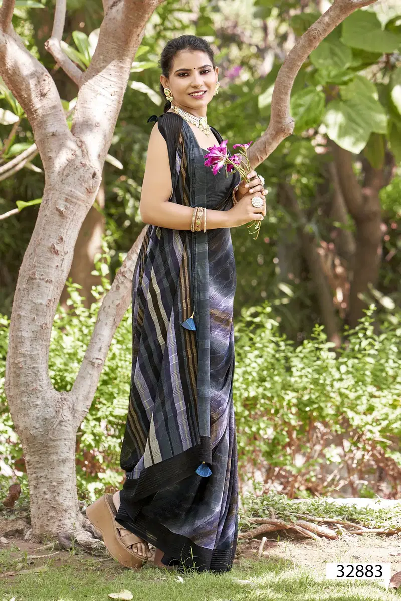 Regina Vol 11 By Vallabhi Georgette Daily Wear Saree Suppliers In India